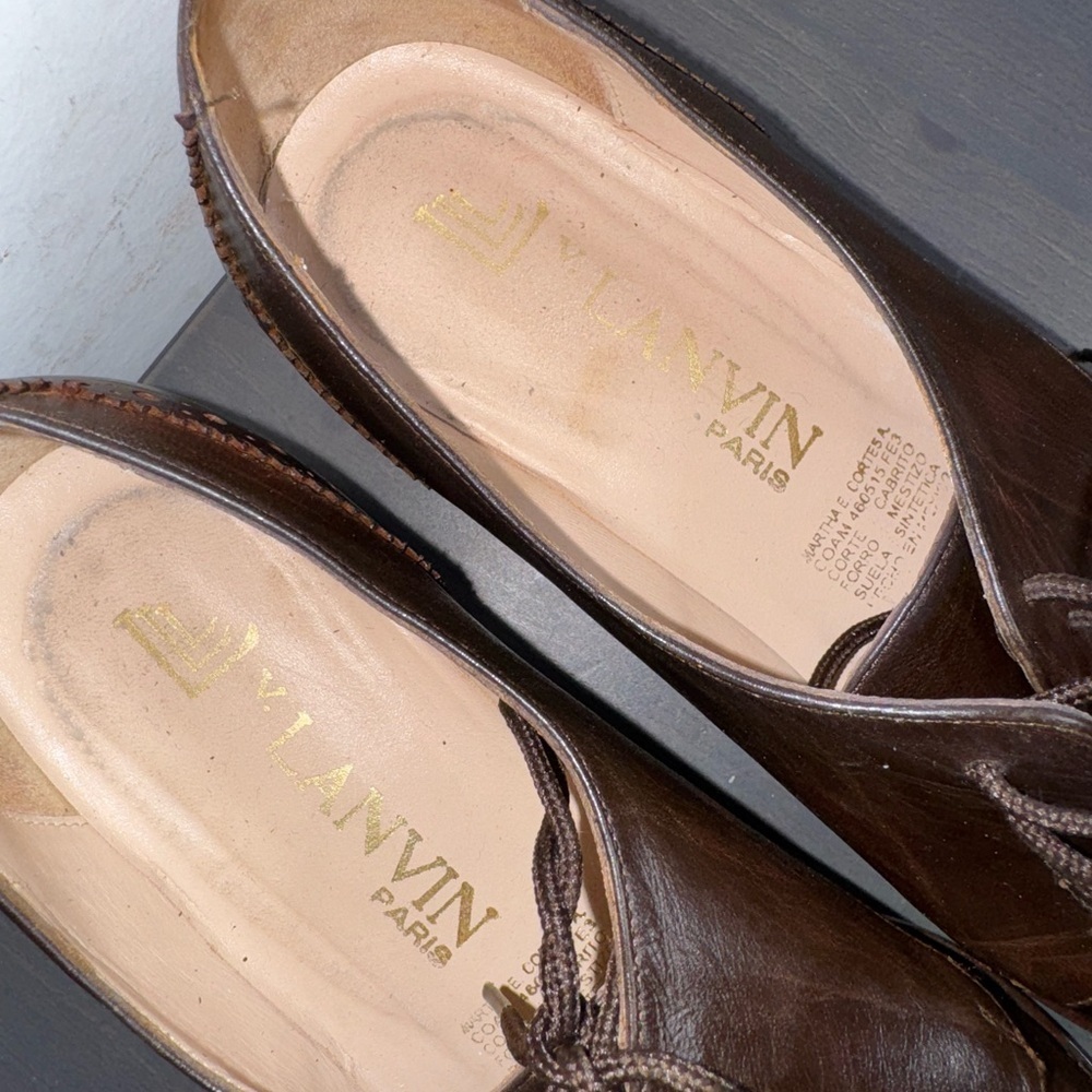 Lanvin Paris Women’s Dress Lace- up shoes - Picture 4 of 9